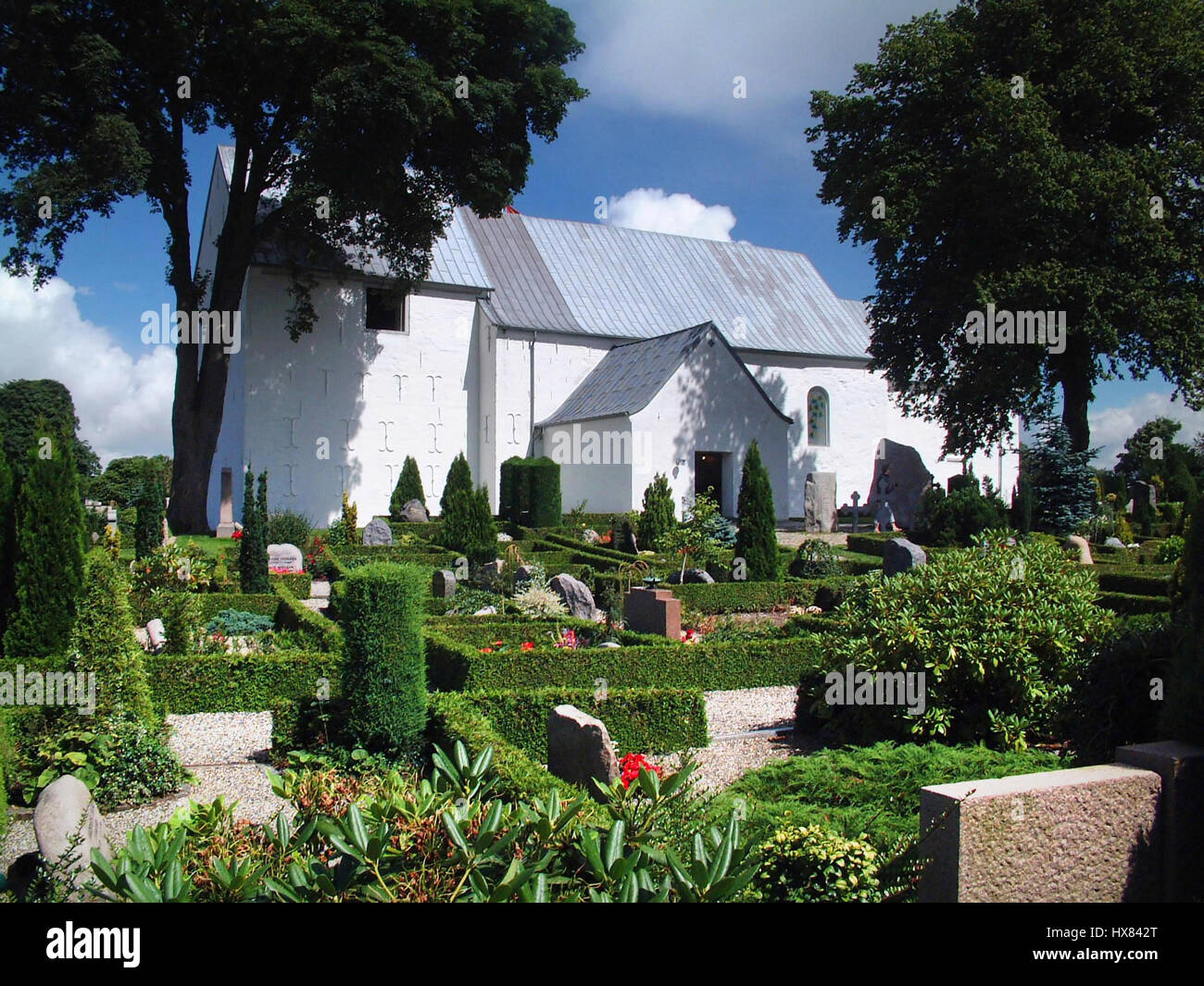 Église de Jelling, Jutland, Danemark Banque D'Images