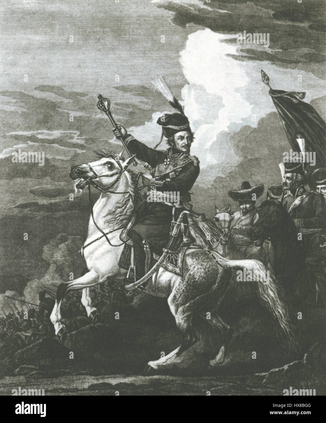 Platov se réfère à un sujet historique ou culturel, peut-être nommé d'après une figure ou un lieu notable. Le titre peut se référer à un contexte spécifique, contribuant à un récit plus large dans l'histoire ou à un contexte plus large Banque D'Images