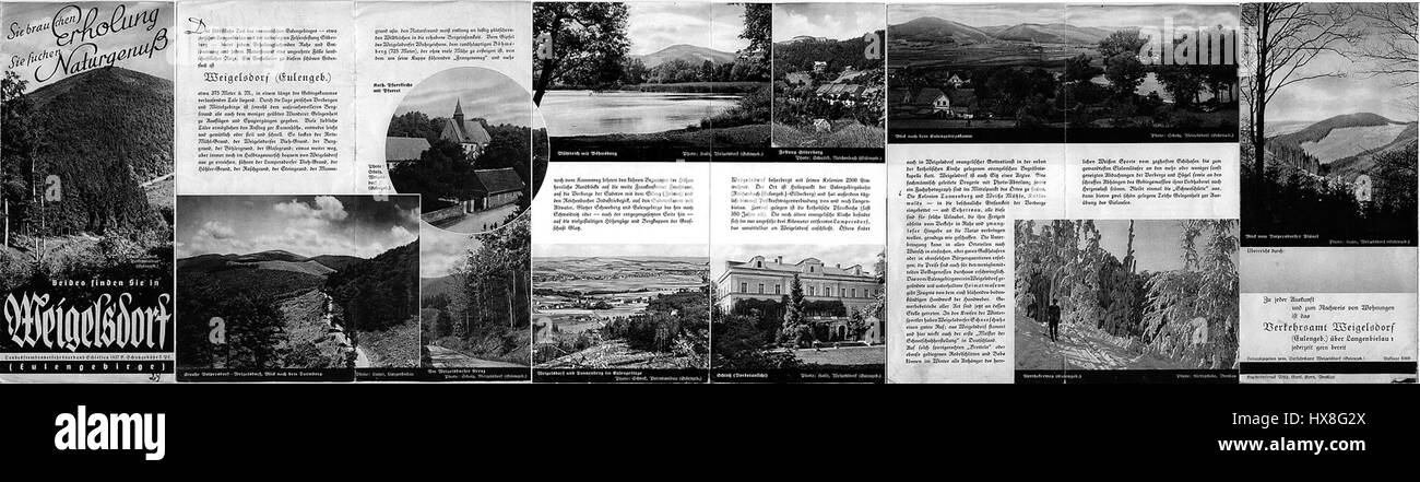 Le Weigelsdorf Boschuere est un document historique qui explore l'histoire locale, la culture et la géographie de Weigelsdorf. Il sert de source d'information pour la compréhension du passé de cette région et de son développement. Banque D'Images