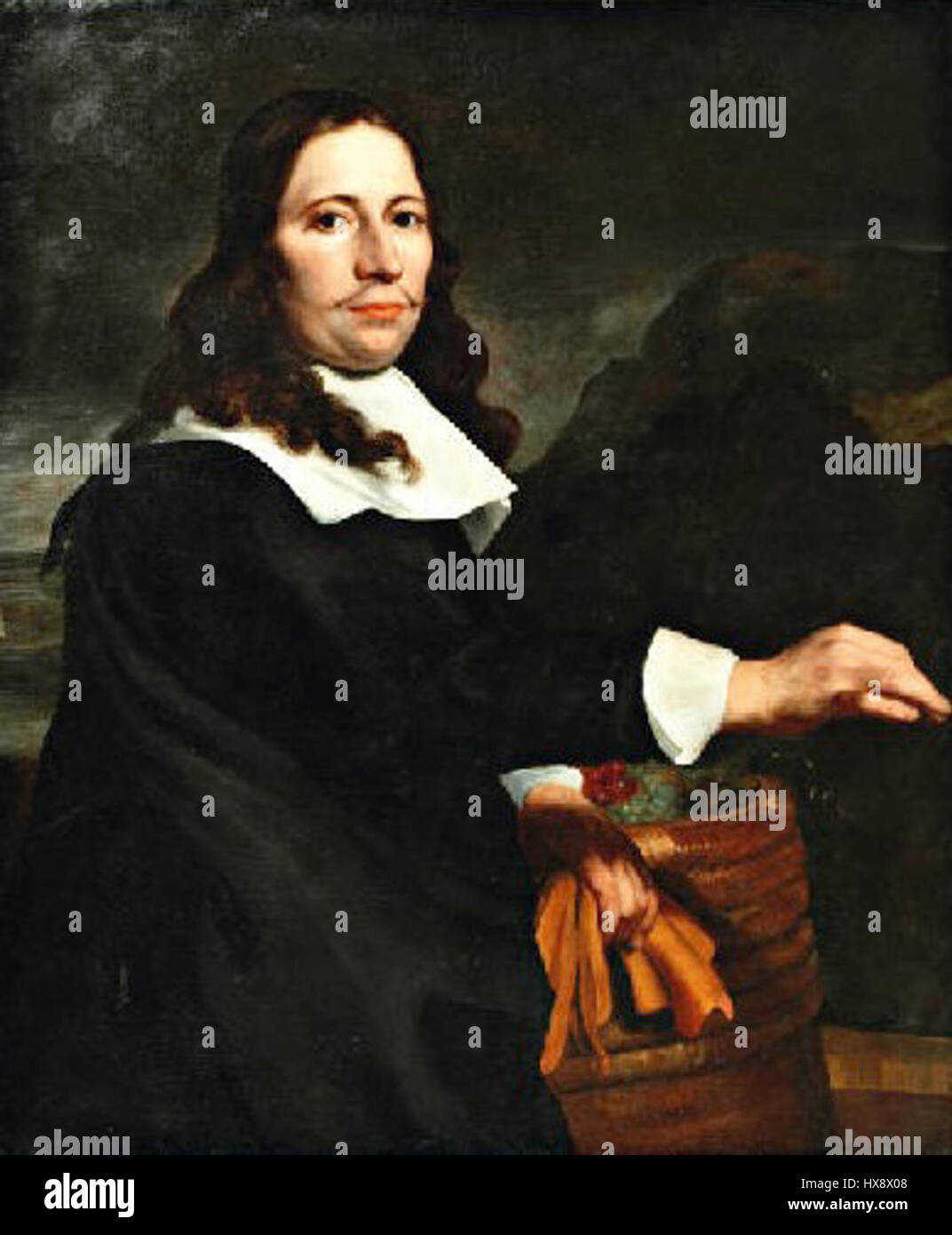 Simon van der Stel était un administrateur colonial néerlandais et le premier gouverneur de la colonie du Cap en Afrique du Sud. Ses contributions au développement de la colonie, en particulier dans les domaines de l'agriculture et du commerce, ont contribué à jeter les bases de la croissance future de la région. Banque D'Images