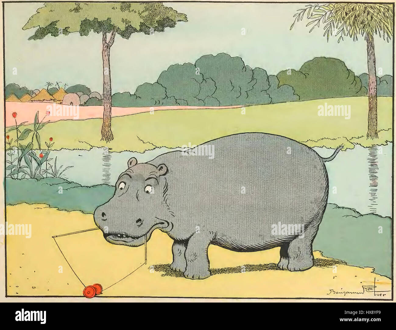 Rabier Les Petites MisC3A8res de la vie des animaux, Garnier 057 Banque D'Images