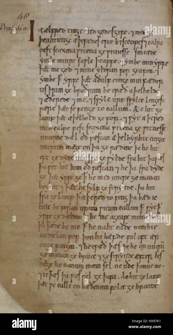Testament d'Alfred le Grand (New Minster Liber vitae) BL Stowe MME 944, F 29 v Banque D'Images