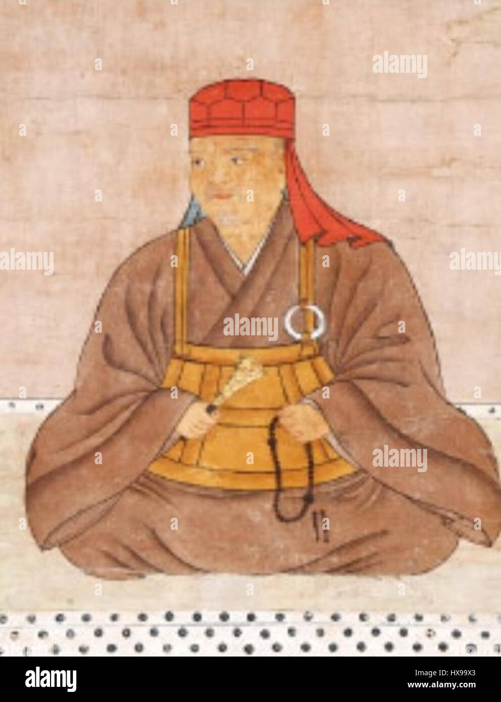 Ukita Tadaie était un samouraï japonais et une figure historique de la période Sengoku. Connu pour son rôle dans l'armée et son service auprès de Toyotomi Hideyoshi. Banque D'Images