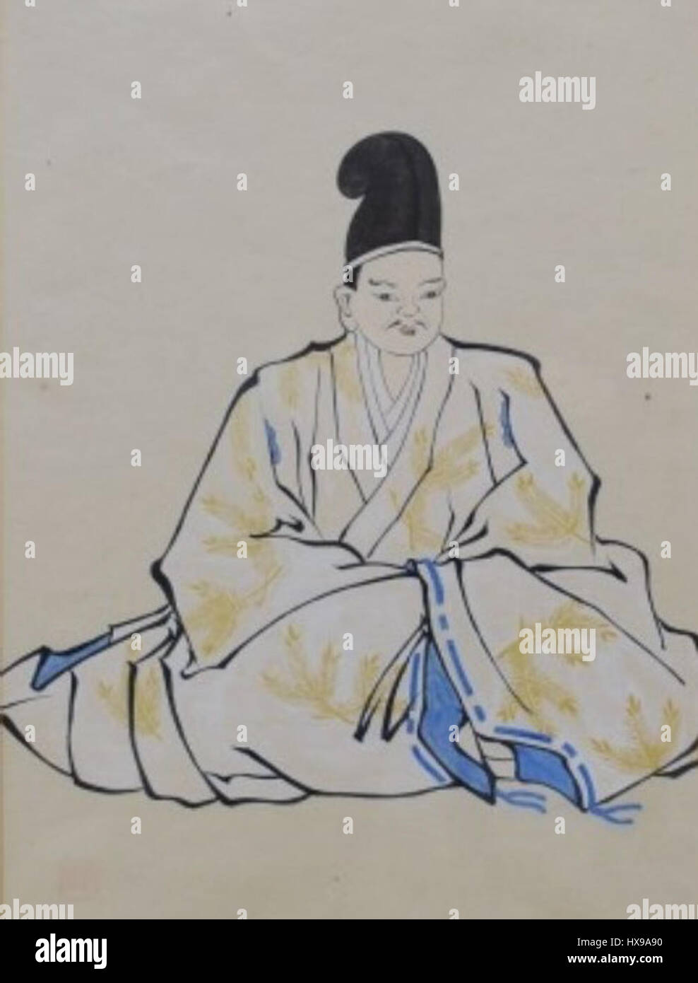 Oura Tamenori était un samouraï japonais de premier plan pendant l'époque d'Edo. Son héritage comprend son rôle dans les affaires militaires et son influence sur le paysage politique et militaire de l'époque. Banque D'Images