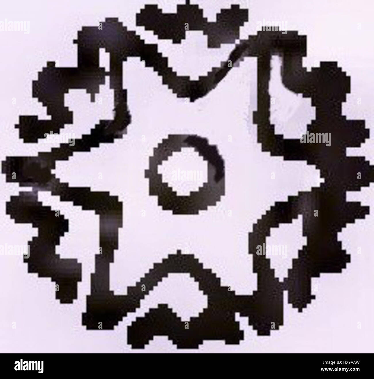 Le *Séparateur cocarde* fait référence à un objet historique, probablement lié à des symboles révolutionnaires français. L'image ou la référence présenterait une représentation d'un séparateur de cocarde, un élément clé dans la France révolutionnaire associé aux mouvements politiques. Banque D'Images