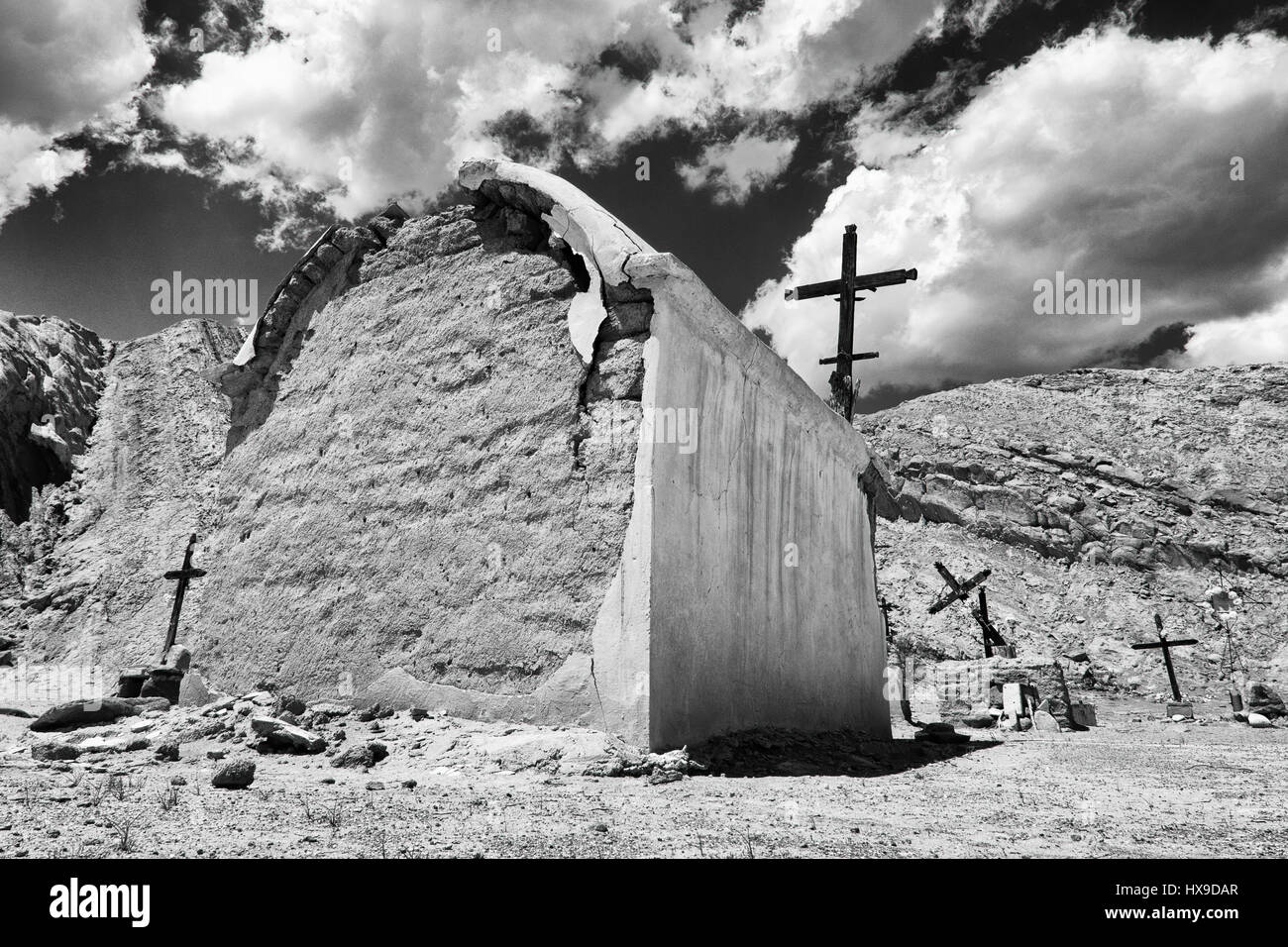 Cementary situé entre Cachi et Cafatyate région (Argentine) Banque D'Images