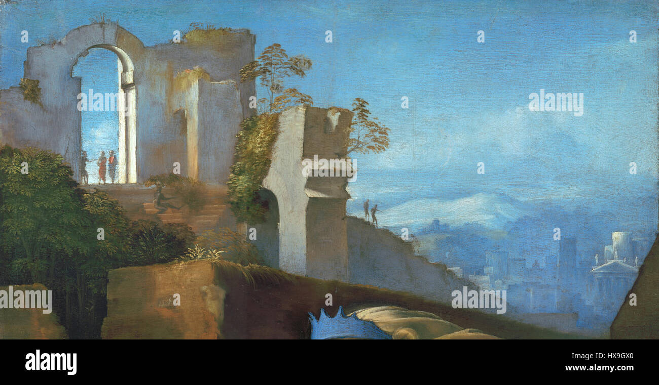 Madonna del Diadema Blu est une représentation de la Vierge Marie portant une couronne bleue, symbolisant son statut royal et divin. L'œuvre représente l'iconographie religieuse et la peinture de style Renaissance. Banque D'Images