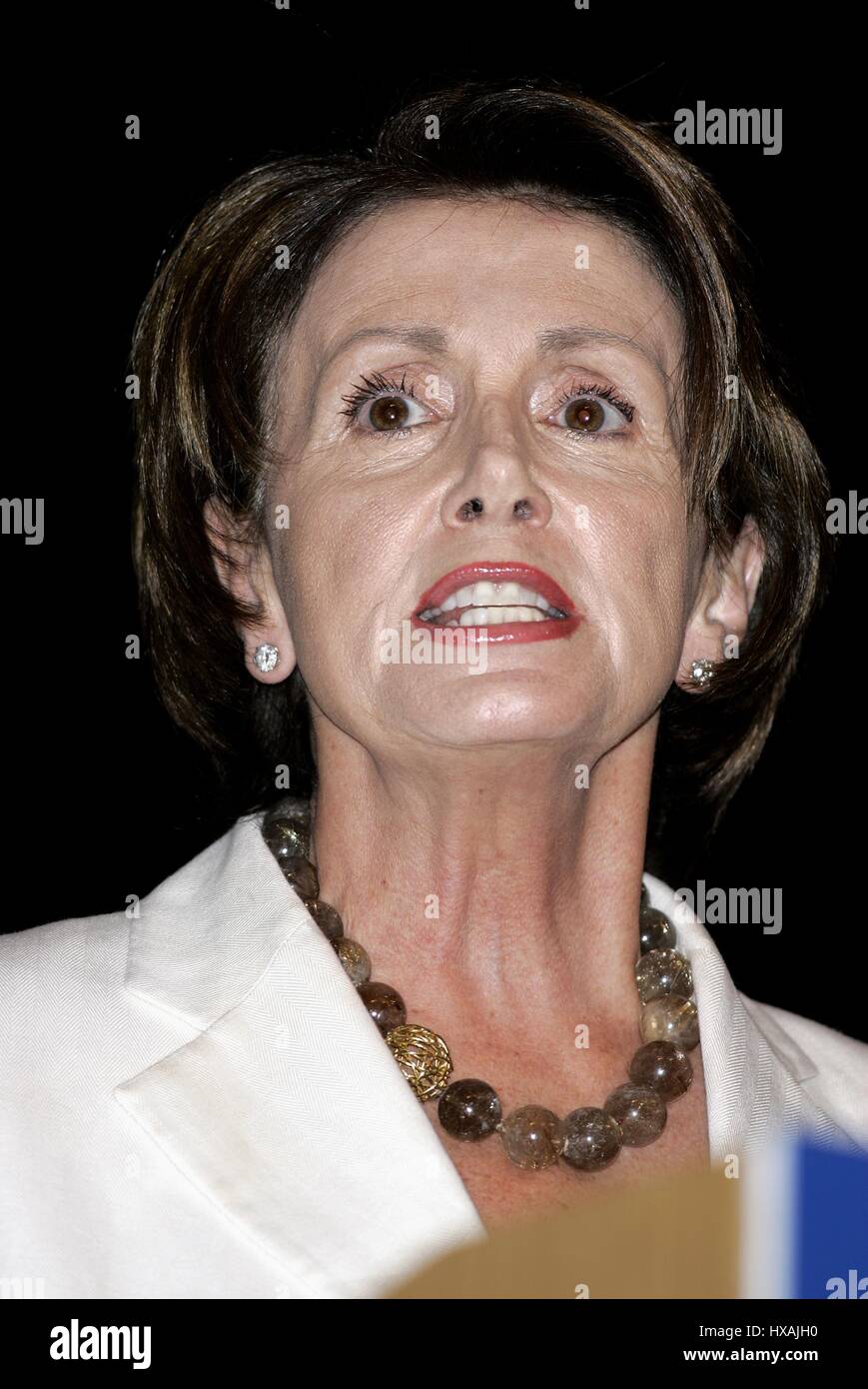 NANCY PELOSI, PRÉSIDENTE DE LA CHAMBRE AMÉRICAINE 28 avril 2007 SAN DIEGO CALIFORNIA USA Banque D'Images