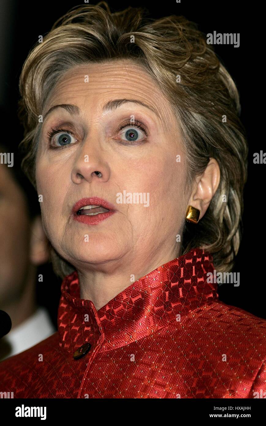 HILLARY CLINTON au sénateur américain NEW YORK 28 avril 2007 SAN DIEGO CALIFORNIA USA Banque D'Images