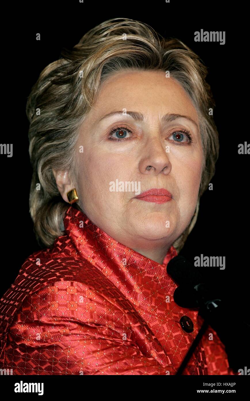 HILLARY CLINTON au sénateur américain NEW YORK 28 avril 2007 SAN DIEGO CALIFORNIA USA Banque D'Images