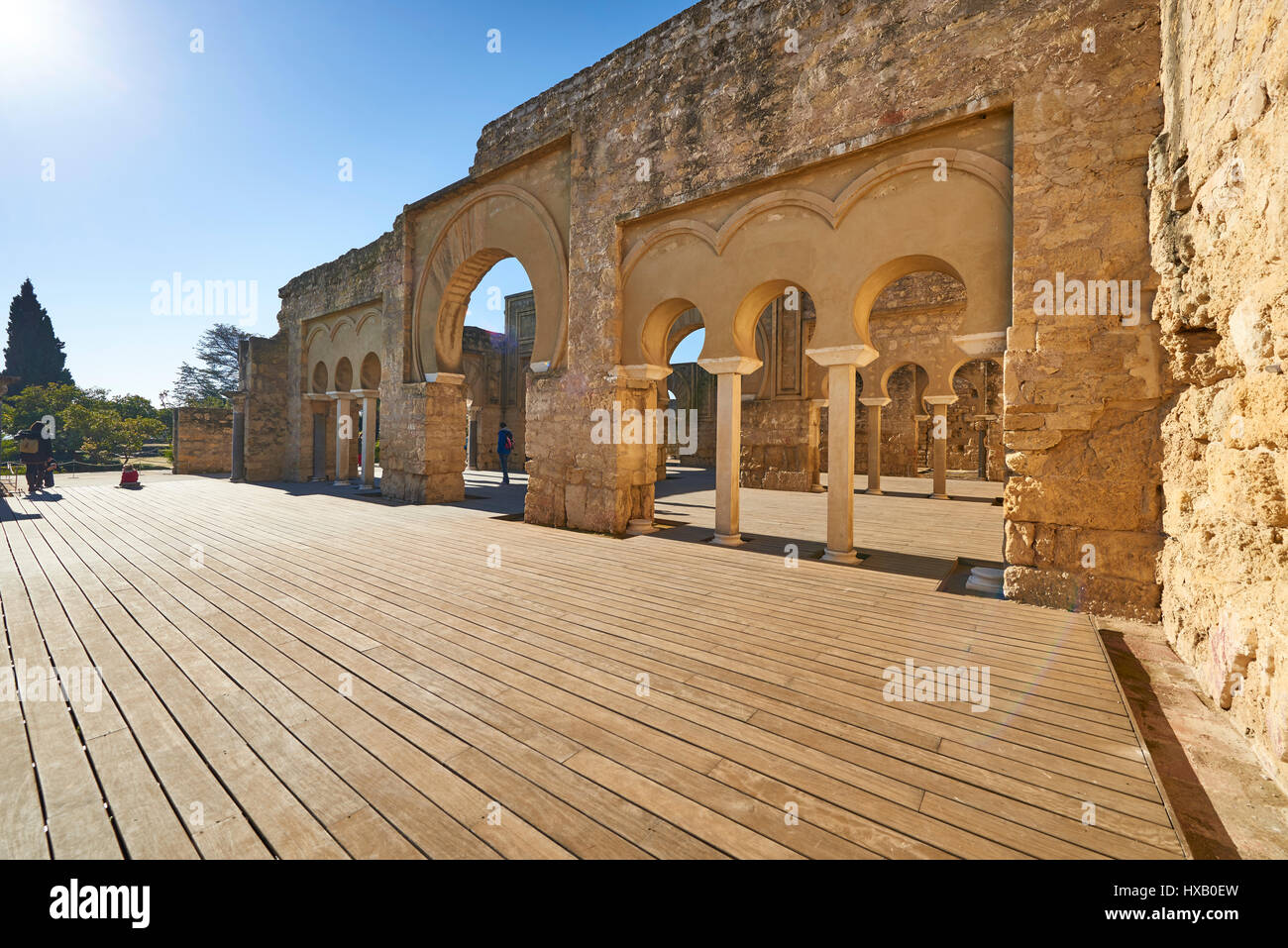 (Medina Azahara Medinat al-Zahra)(Abderramán III (Abd al-Rahman III, al-Nasir)), résidence de l'andalou Calif, province de Cordoue, Andalousie, Espagne Banque D'Images