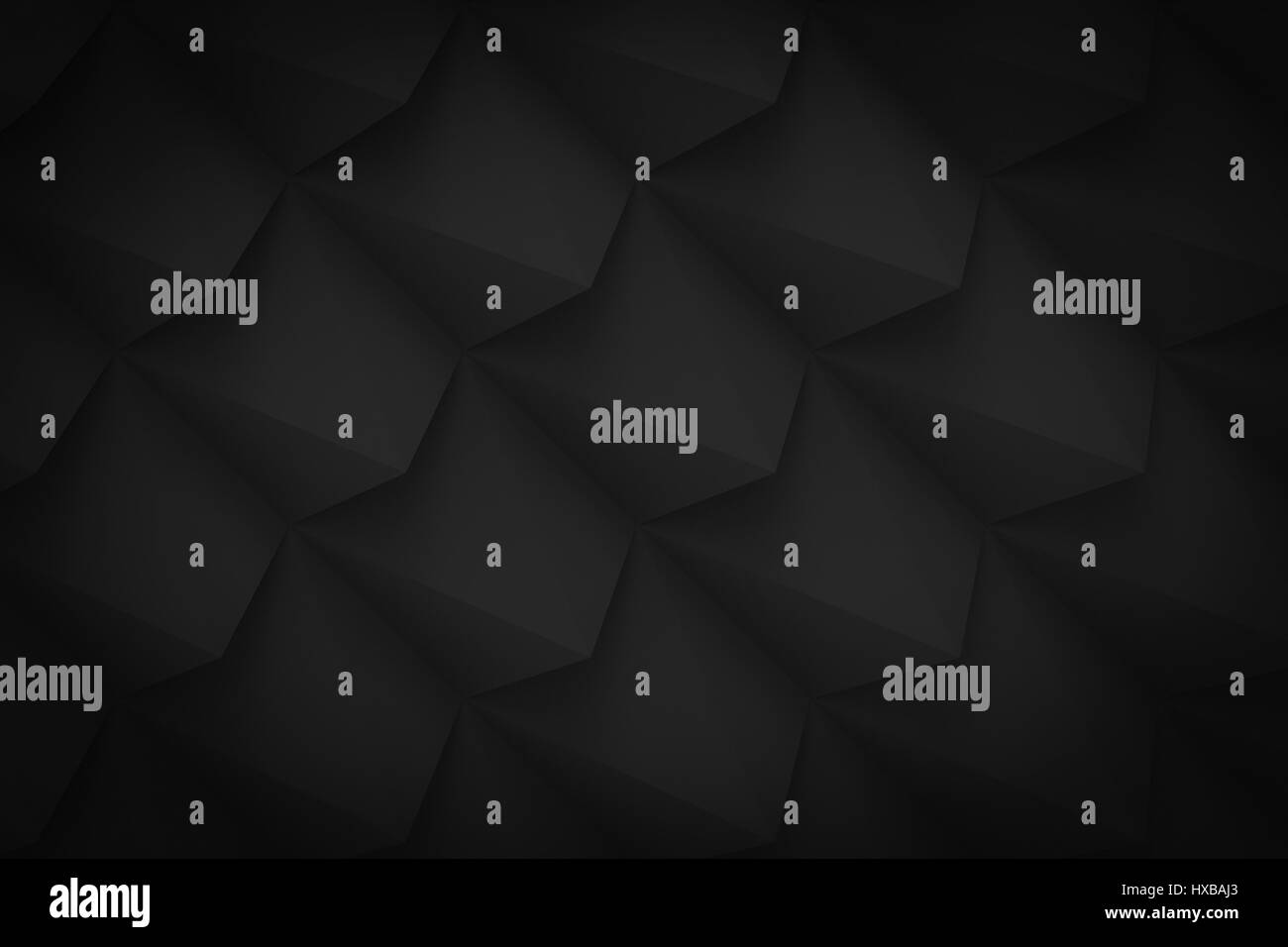 Abstract Black diamond modèle triangle rendu 3d'arrière-plan Banque D'Images