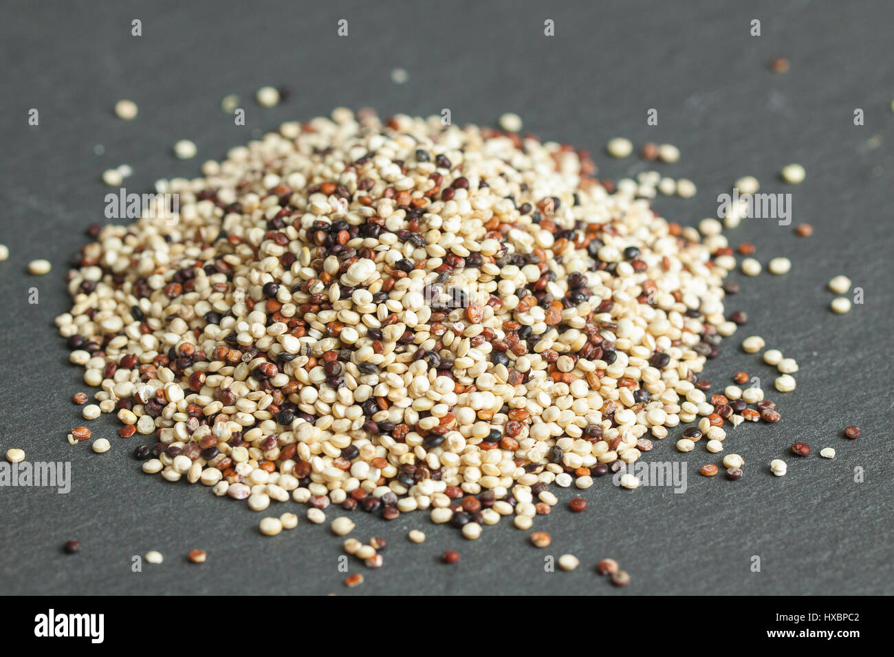 Chenopodium quinoa quinoa biologique des aliments nutritifs céréales grain d'Équateur Banque D'Images