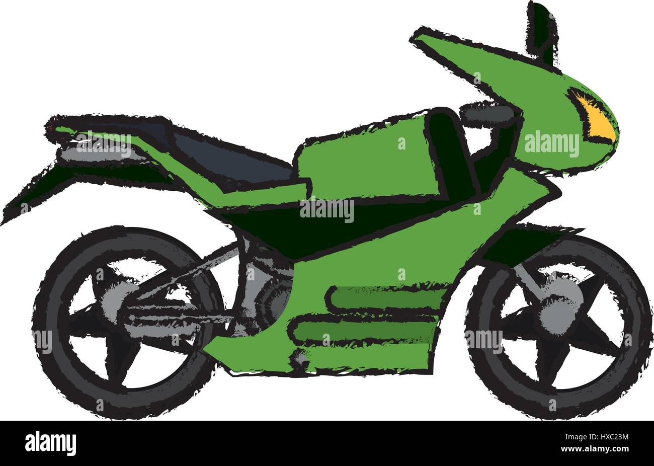 Transport de l'image de l'aventure moto Illustration de Vecteur
