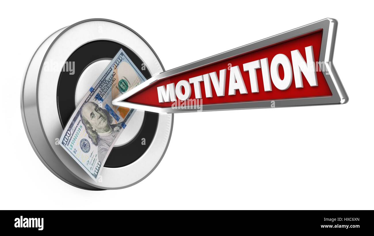 Illustration 3d de la cible de tir à l'hit concept Banque D'Images