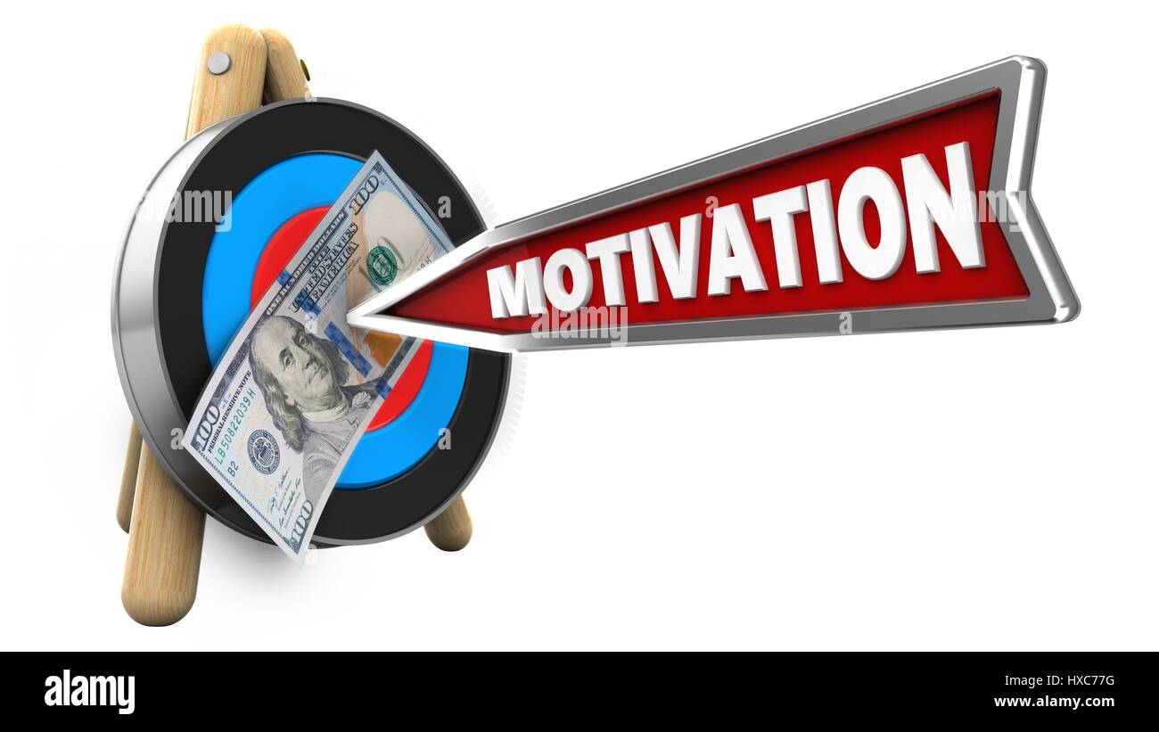 Illustration 3d de la cible de tir à l'hit concept Banque D'Images