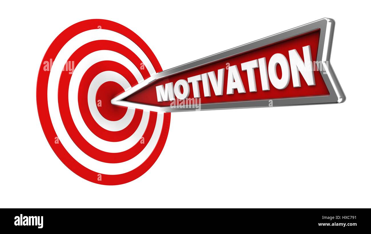 Illustration 3d de la cible de tir à l'hit concept Banque D'Images