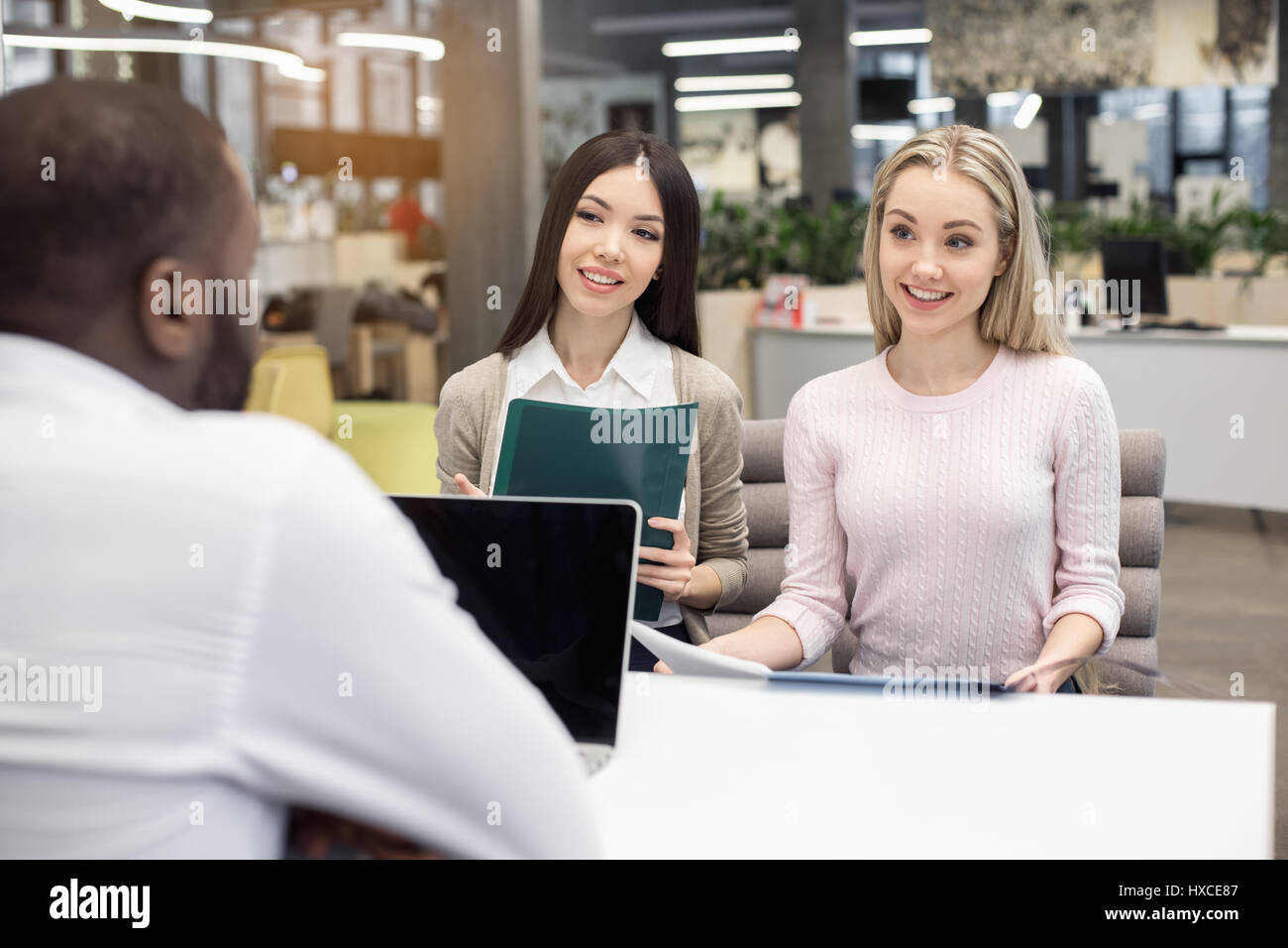 Les gens de demande d'emploi Entrevue Concept Banque D'Images