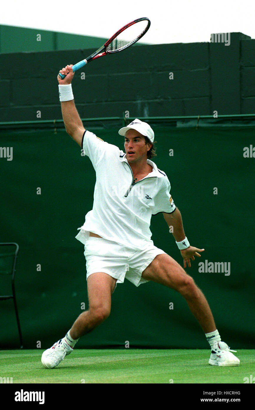 PATRICK RAFTER AUSTRALIE 01 Juillet 1997 Banque D'Images