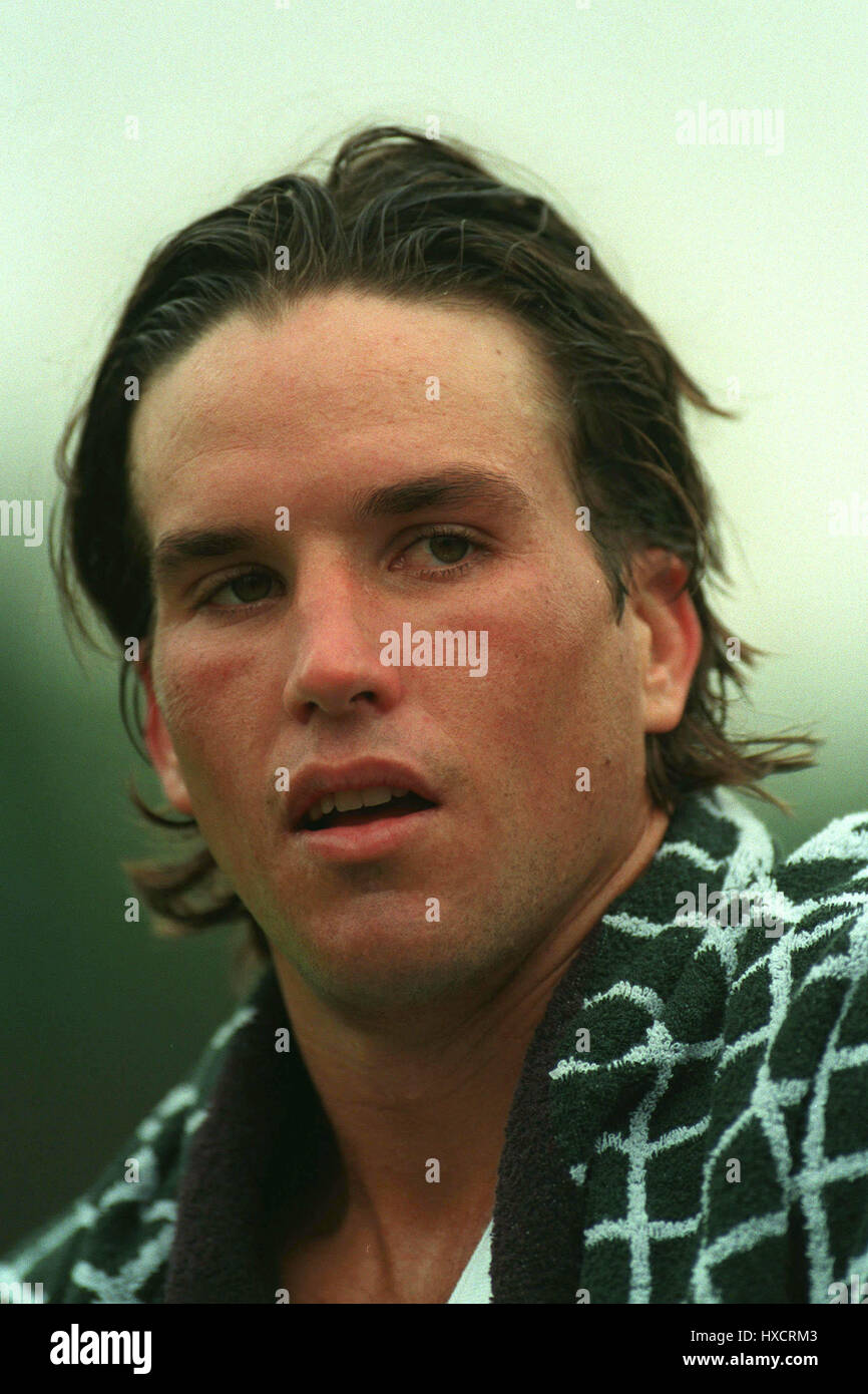 PATRICK RAFTER AUSTRALIE 01 Juillet 1997 Banque D'Images