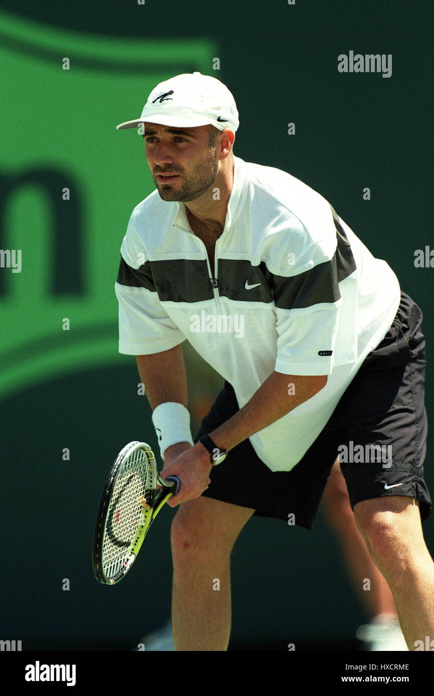 ANDRE AGASSI, USA 02 avril 1998 Photo Stock - Alamy