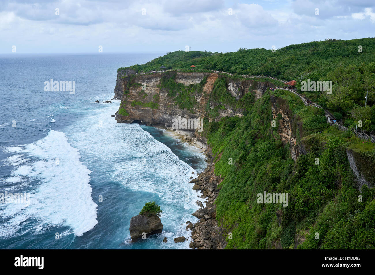 L'Indonésie, Temple d'Uluwatu, Bali Island Banque D'Images