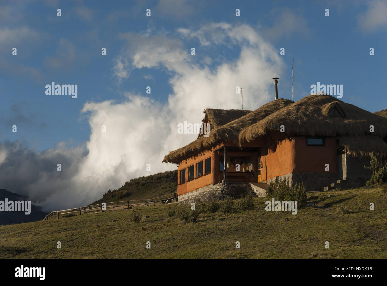 L'Équateur, Parc National Cotopaxi, Tambopaxi Lodge Banque D'Images