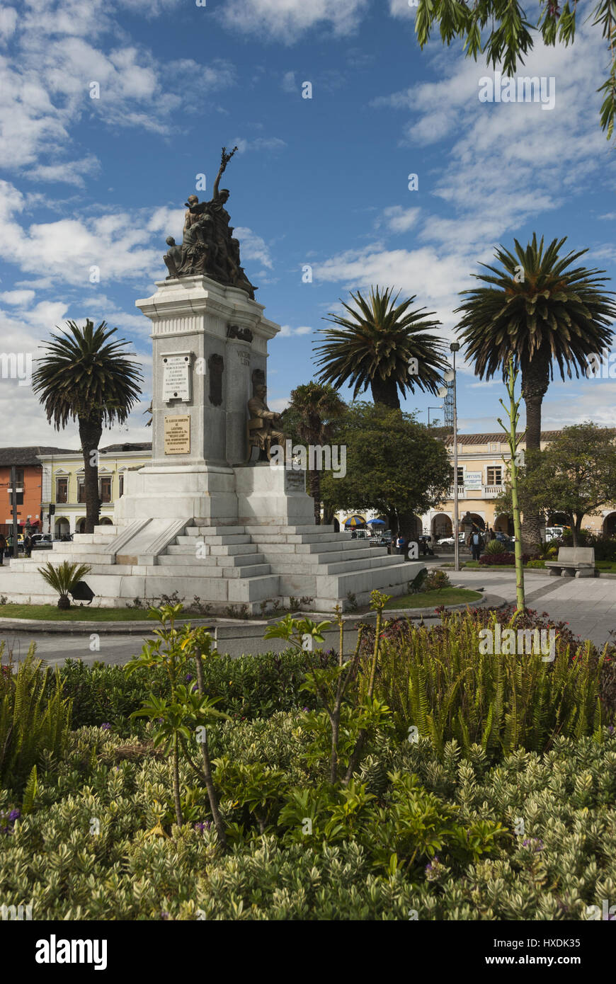 L'Équateur, Quito, Parque Vicente Leon park Banque D'Images