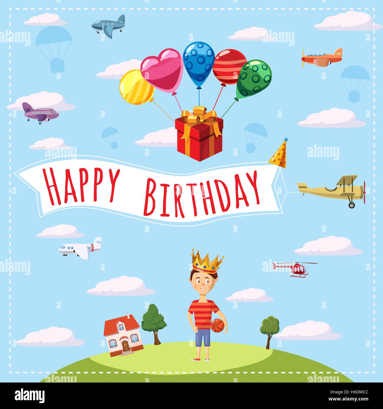 Joyeux Anniversaire Concept Paysage Cartoon Style Image Vectorielle Stock Alamy Joyeux Anniversaire Concept Paysage Cartoon Style Image Vectorielle Stock Alamy