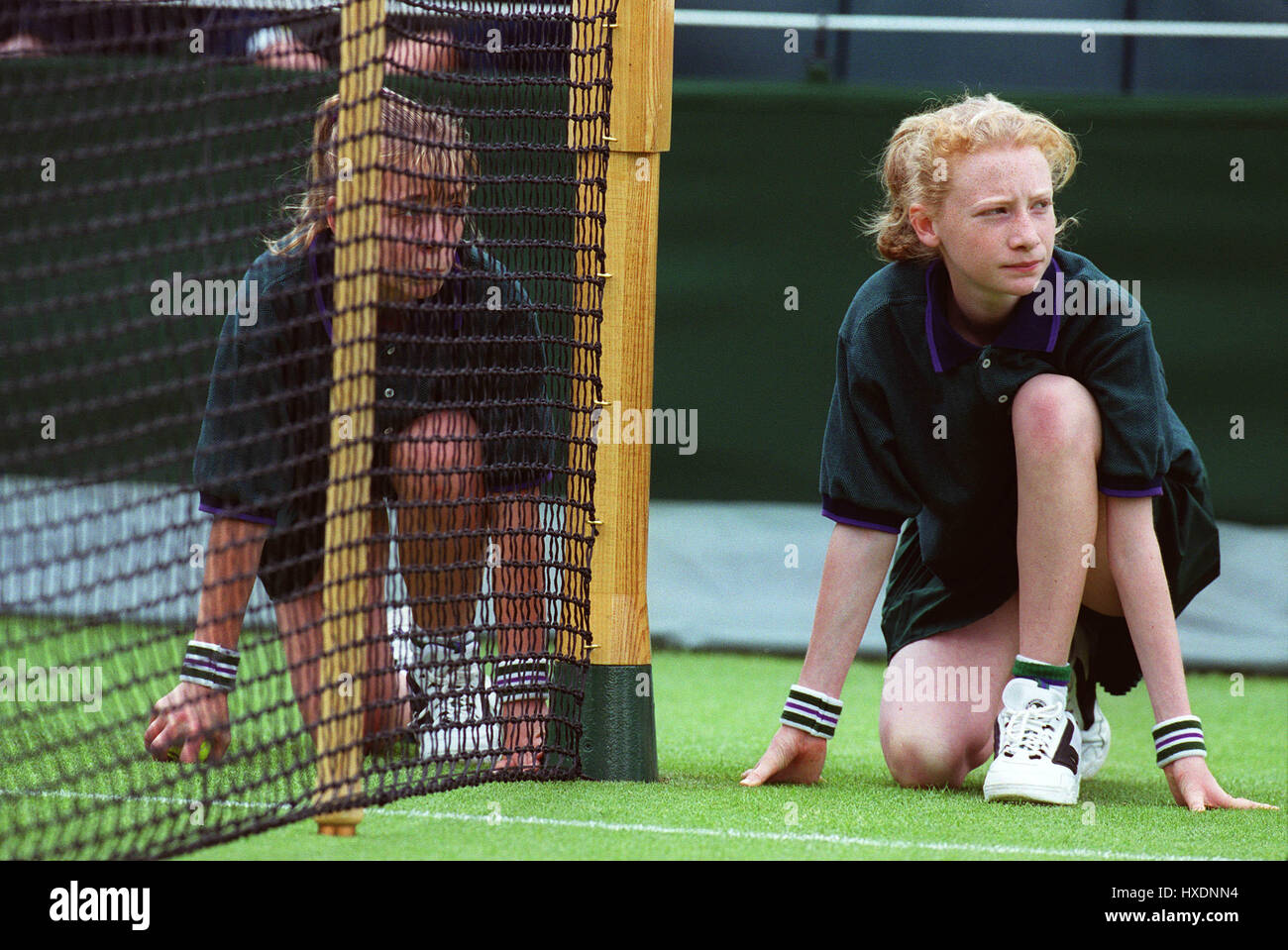 BALL FILLES championnat de Wimbledon 22 Juin 1999 Banque D'Images