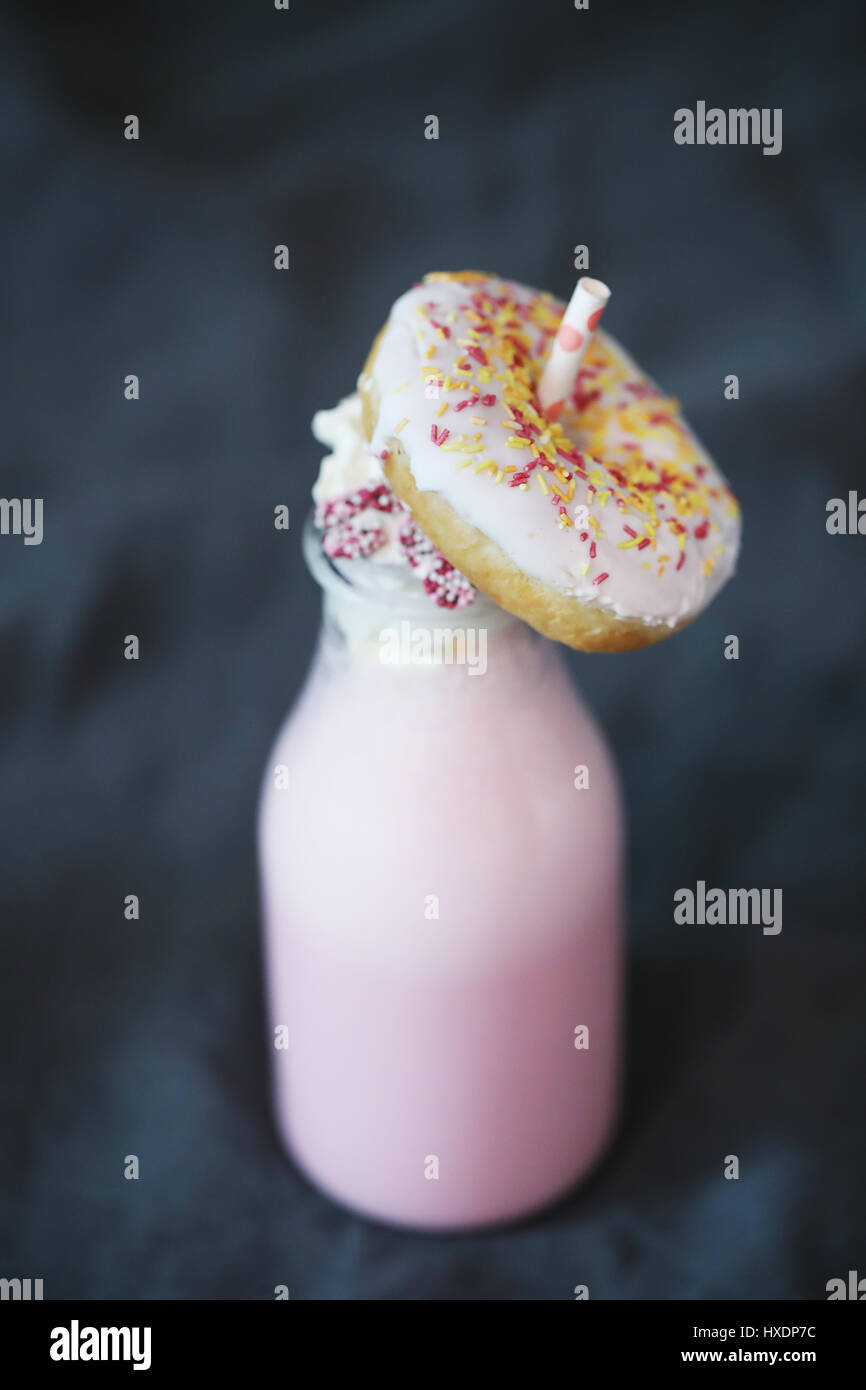Milkshake Banque D'Images
