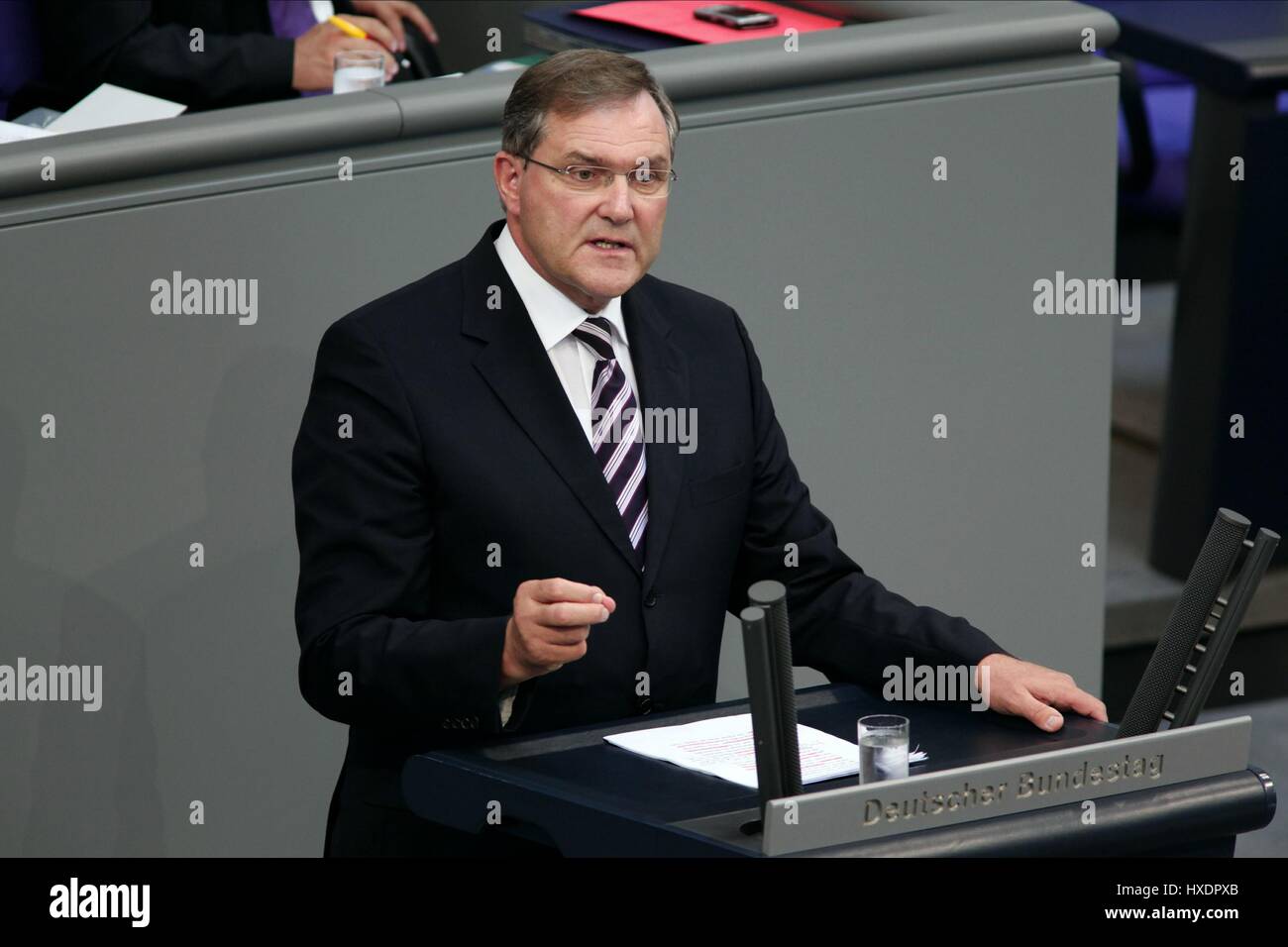 FRANZ Josef JUNG, ministre ALLEMAND DE LA SANTÉ 08 Septembre 2009 Banque D'Images