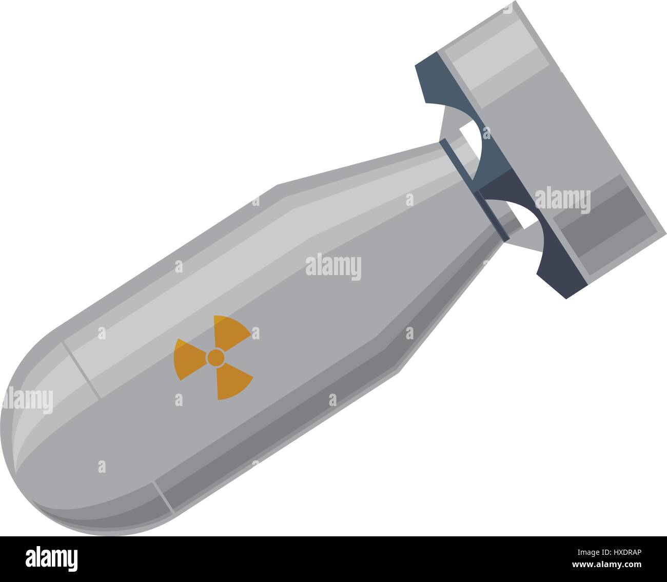 Arme bombe nucléaire Illustration de Vecteur