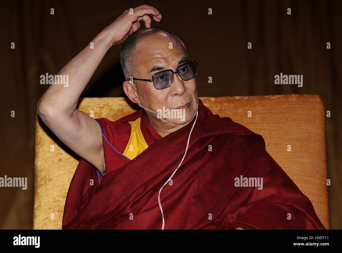 Sa Sainteté le dalaï lama le 14ème Dalaï-lama du Tibet 17 juin 2012 MANCHESTER ARENA MANCHESTER EN ANGLETERRE Banque D'Images