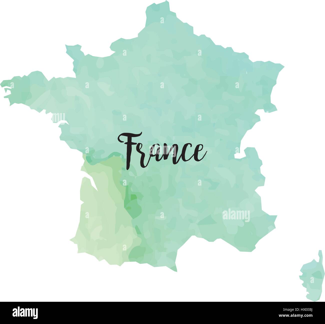 Résumé carte de France Illustration de Vecteur