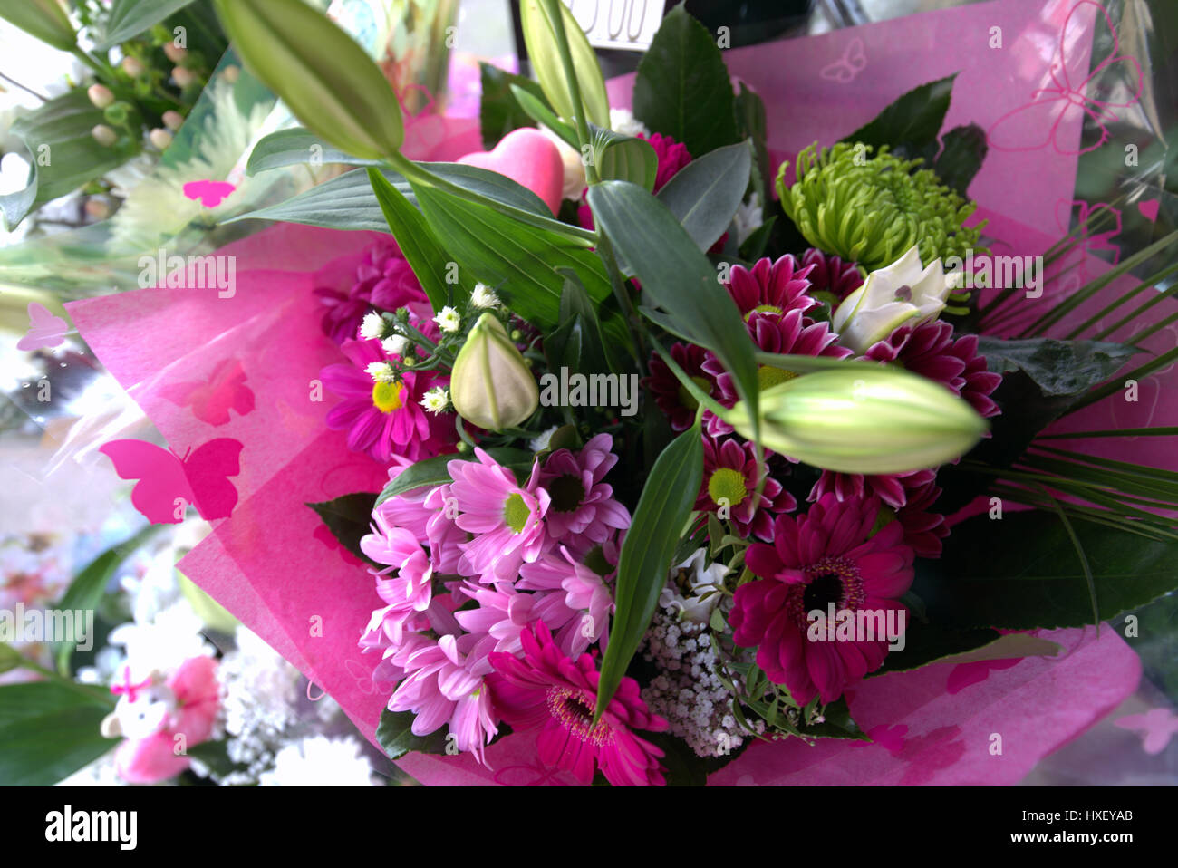 Close up of bouquet de fleurs Banque D'Images
