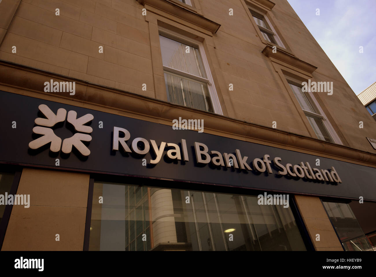 La banque royale d'écosse rbs Banque D'Images