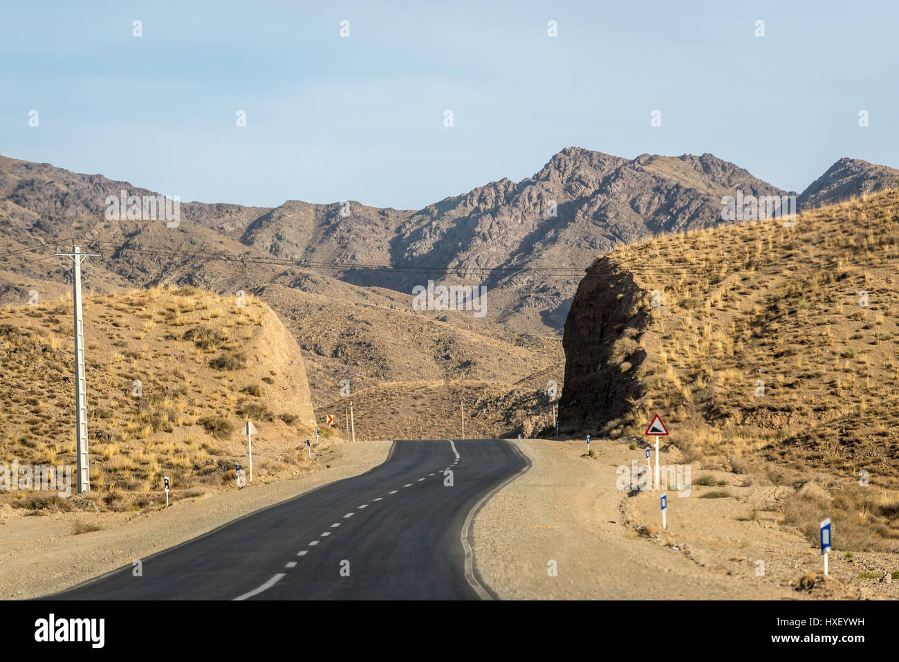 À vide, dans la province d'Ispahan en Iran Banque D'Images