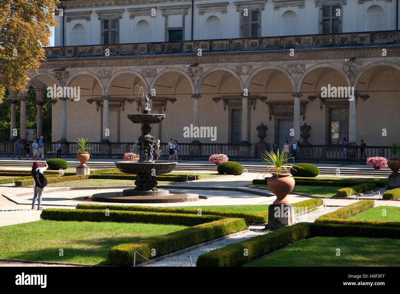 Jardins du Château de Prague, Prague, République Tchèque Banque D'Images