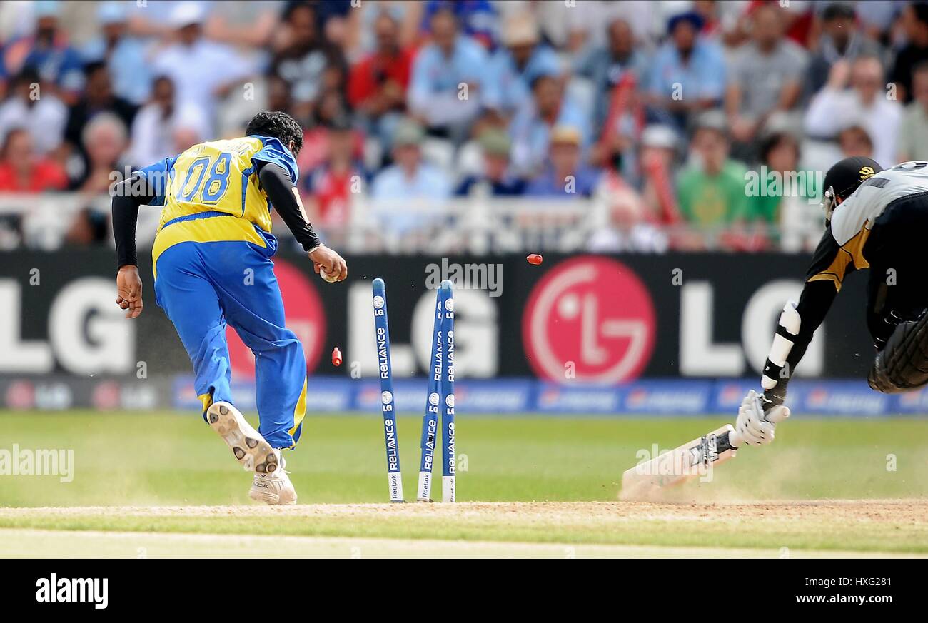 MUTTIAH MURALIDARAN NAT SOUCHES Nouvelle-zélande V SRI LANKA ANGLETERRE NOTTINGHAM TRENT BRIDGE 16 Juin 2009 Banque D'Images