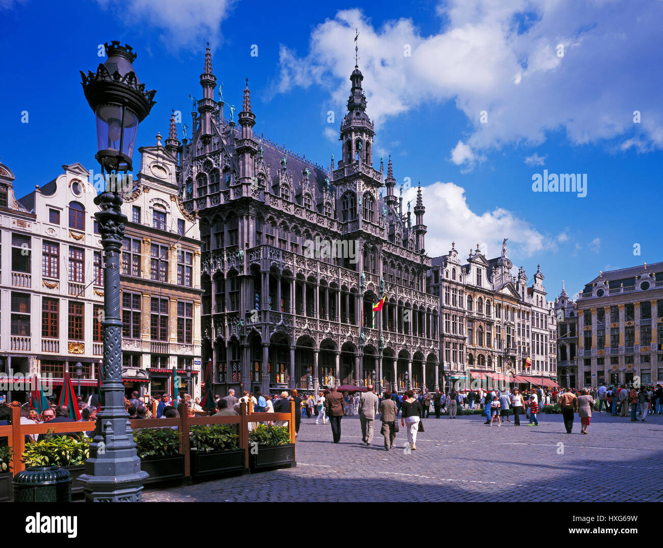 Kings Palace, Grand Place, Brussela, Belgique. Banque D'Images