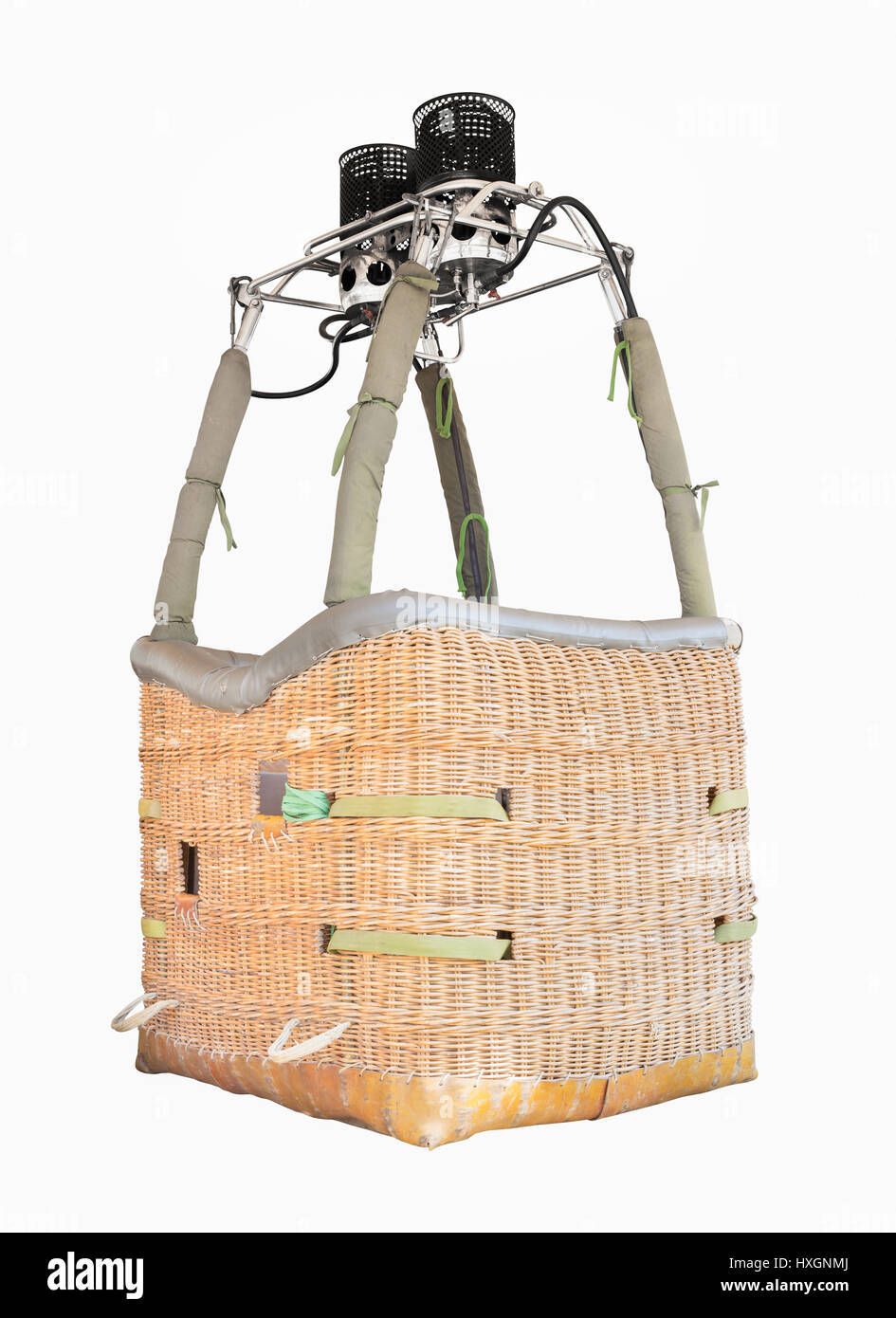 Hot air balloon basket isolated Banque de photographies et d'images à haute  résolution - Alamy