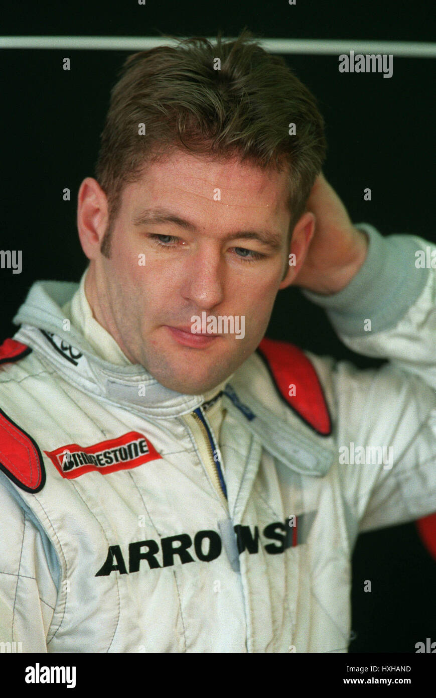 2001 BAR 003 HONDA-FLÈCHES JOS VERSTAPPEN SILVERSTONE SILVERSTONE ANGLETERRE 21 Février 2001 Banque D'Images