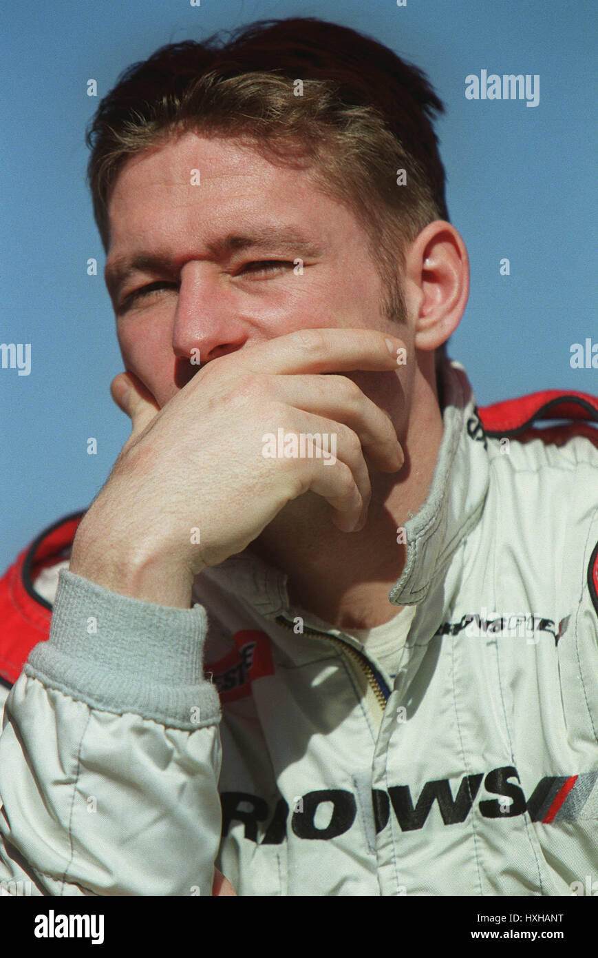 2001 BAR 003 HONDA-FLÈCHES JOS VERSTAPPEN SILVERSTONE SILVERSTONE ANGLETERRE 21 Février 2001 Banque D'Images