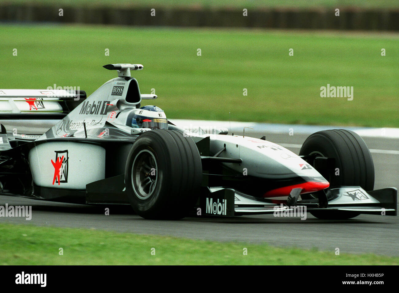 MIKA HAKKINEN WEST MCLAREN MERCEDES 13 Juillet 1998 Photo Stock - Alamy