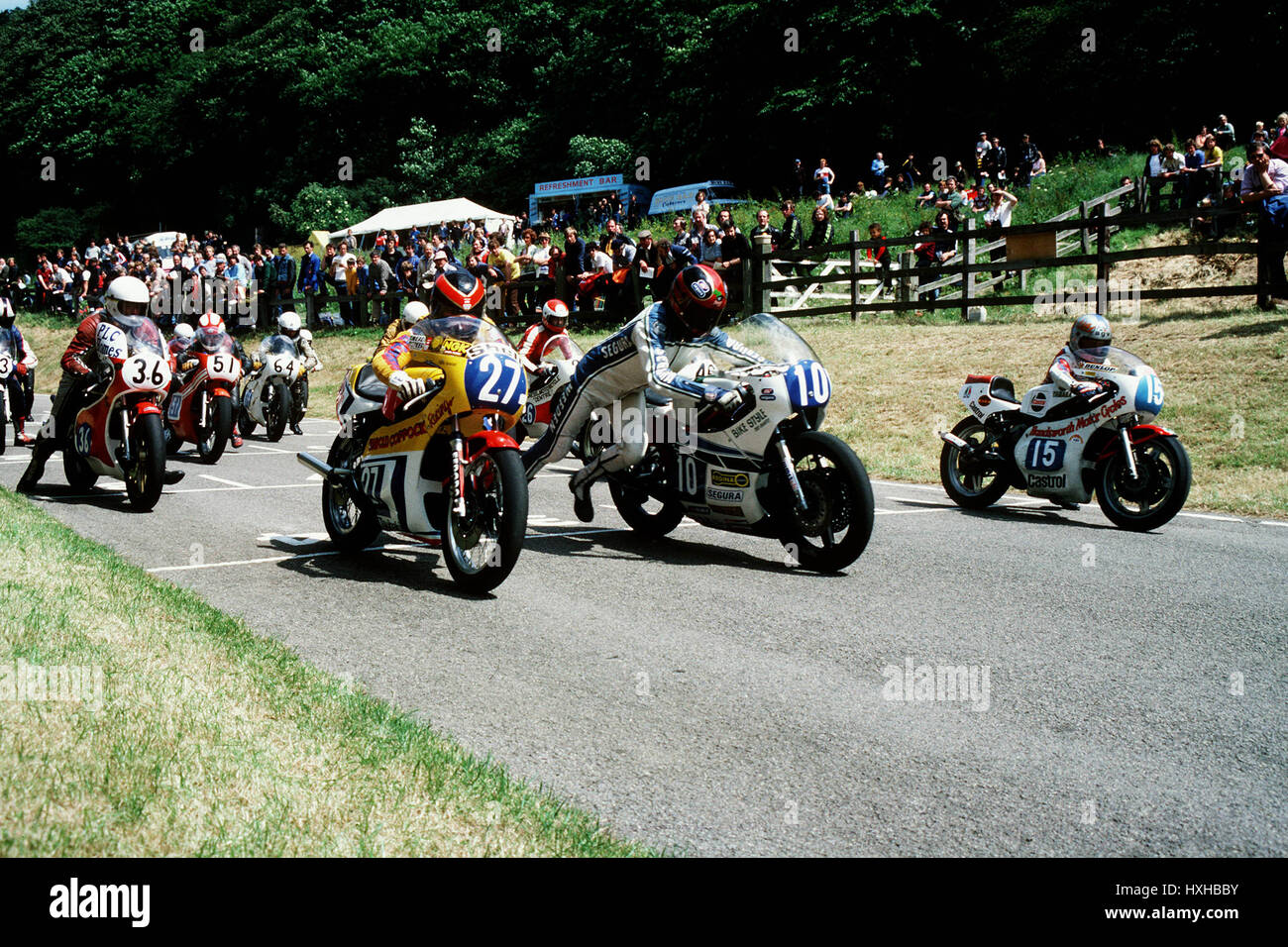 Moto COURSE SUR ROUTE OLIVERS MOUNT SCARBOROUGH 05 Juillet 1981 Banque D'Images