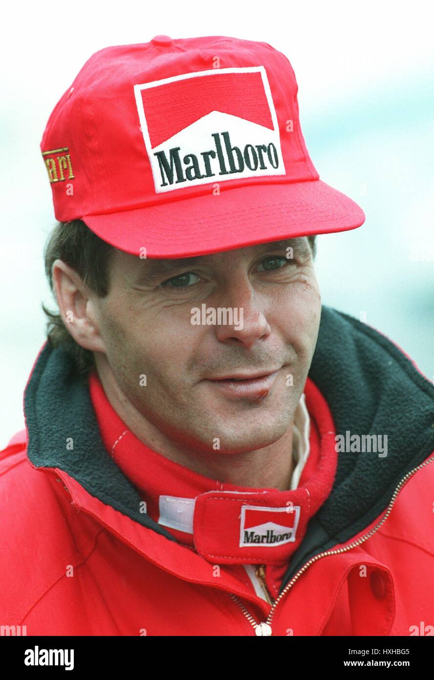 GERHARD BERGER. FERRARI 01 Juin 1995 Banque D'Images