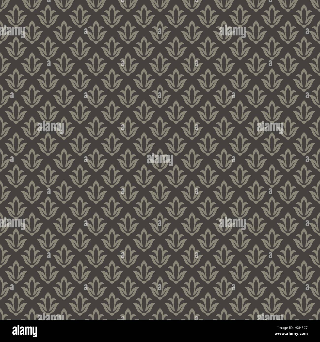 Vector pattern. transparente Répéter la texture fleurs avec des feuilles, des plantes. Motif peut être utilisé comme arrière-plan, tissu imprimé, structure de surface, enveloppement pape Illustration de Vecteur
