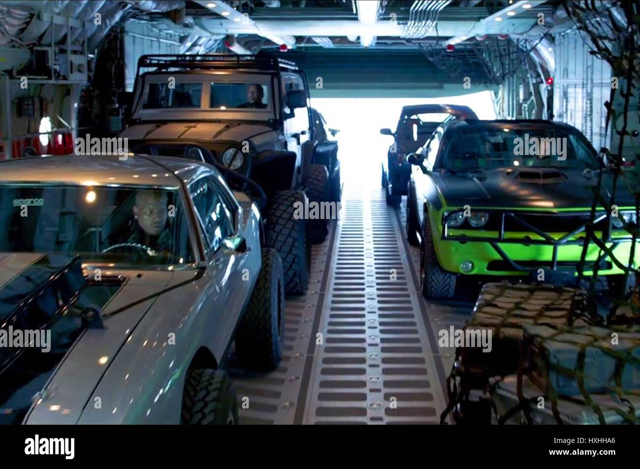 Sc¨ne de FILM FAST & Furious 7 sept furieux 2015 Stock