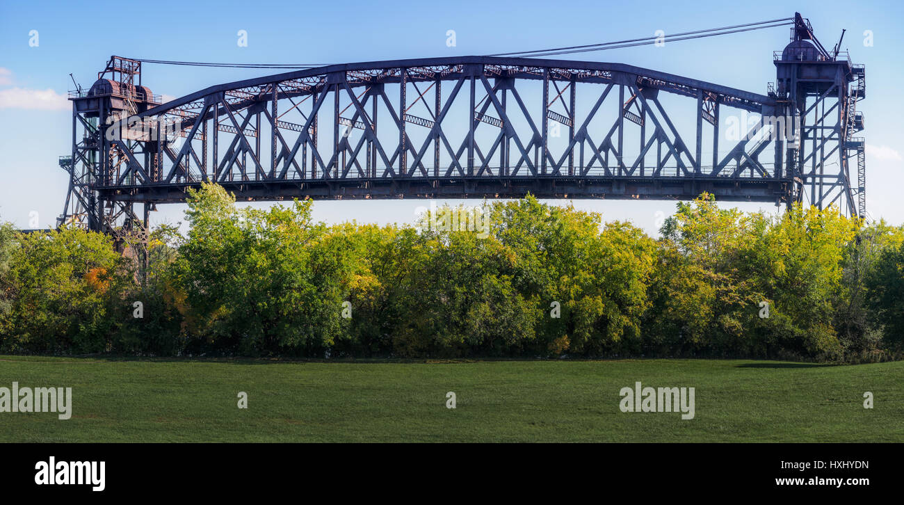 Joliet Illinois Transporter bridge Banque D'Images